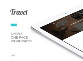 Travel – One Page Modern Tour Agency Theme