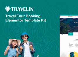 Travelin – Travel Booking Elementor Template Kit