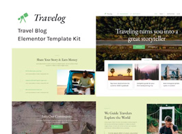 Travelog – Travel Blog Elementor Template Kit