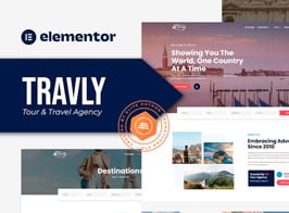Travly – Tour & Travel Agency Elementor Template Kit