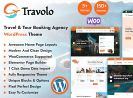 Travolo – Travel Agency & Tour Booking WordPress Theme
