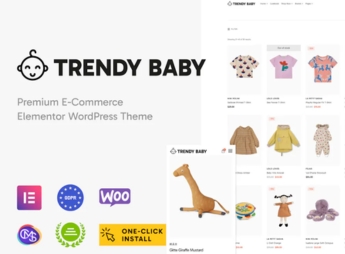 Trendy Baby – Children and Kids Store WordPress Theme