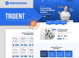 Trident – Human Resources & Recruitment Agency Elementor Template Kit