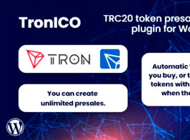 TronICO – TRC20 token presale (ICO & IDO) plugin for WordPress