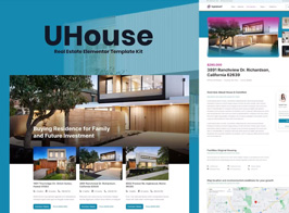 UHouse – Real Estate Elementor Template Kit