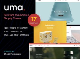 Uma – Minimal Clean Multiple Shopify Theme