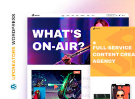 UpCreators – Digital Creators WordPress Theme