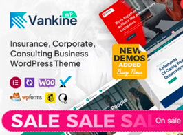 Vankine – Insurance & Consulting Business WordPress Theme