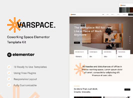 Varspace – Coworking Space Elementor Template Kit