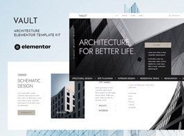 Vault – Architecture Interior Elementor Template Kit