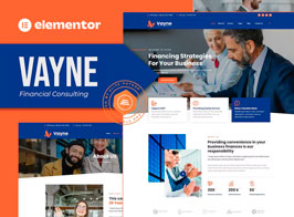 Vayne – Financial Consulting Elementor Template Kit