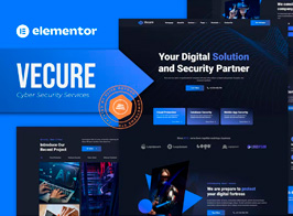 Vecure – Cyber Security Services Elementor Template Kit