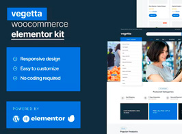 Vegetta – Supermarket Multipurpose Woocommerce Elementor Kit