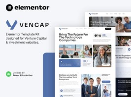 Vencap – Venture Capital & Investment Elementor Template Kit