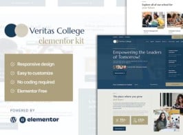 Veritas – University and School Elementor Template Kit