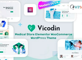 Vicodin – Medical Store WordPress Theme