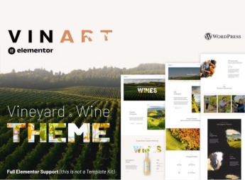 Vinart – Wine WordPress Theme
