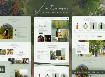 Vintneri – Wine Shop & Winery Elementor Pro Template Kit