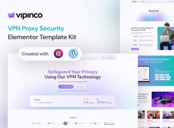 Vipinco – VPN Proxy Security Elementor Pro Template Kit