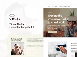 Virmax – Virtual Reality Services Elementor Template Kit