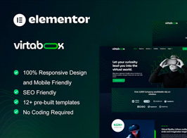 VirtaBox – Virtual Reality Services Elementor Template Kit