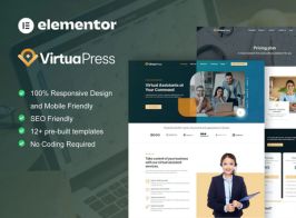 VirtuaPress – Virtual Assistant Service Elementor Template Kit