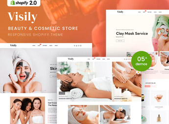 Visily – Spa & Cosmetic Beauty Shopify 2.0 Theme