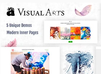 Visual Art | Gallery WordPress Theme