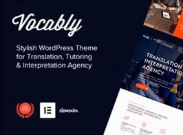 Vocably – Translation & Interpretation Agency Theme