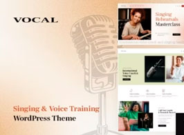 Vocal – Singing & Voice Artist WordPress Theme