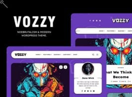 Vozzy – Modern & Neobrutalism WordPress Theme