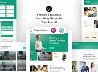 Vynance – Finance & Business Consulting Elementor Template Kit