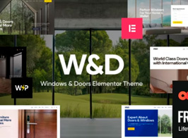W&D – Windows & Doors Company WordPress Theme