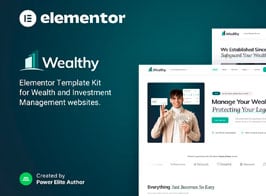 Wealthy – Wealth & Investment Management Elementor Template Kit