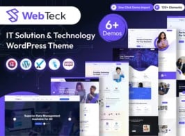 Webteck – IT Solution and Technology WordPress Theme