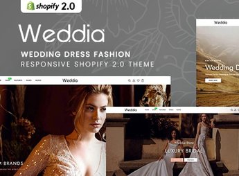 Weddia – Wedding Dress Fashion Responsive Shopify 2.0 Theme