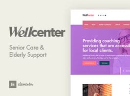 Wellcenter – Senior Care & Support WordPress Theme
