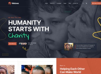 Welowe – Nonprofit Charity WordPress Theme