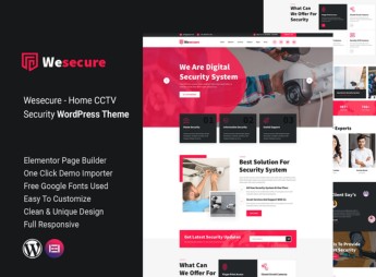 Wesecure – Home Security WordPress Theme