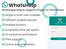 WhatsApp Chat Support Pro WordPress Plugin
