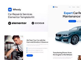Wheely – Car Repair & Services Elementor Template Kit