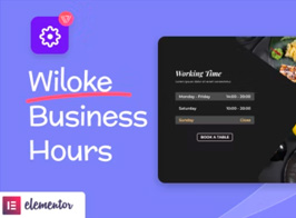 Wiloke Business Hours For Elementor