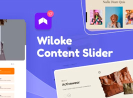 Wiloke Content Slider for Elementor