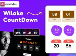 Wiloke Countdown Timer for Elementor