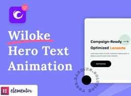 Wiloke Hero Text Animation for Elementor