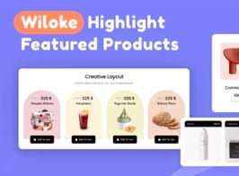 Wiloke Highlight Featured Products for Elementor