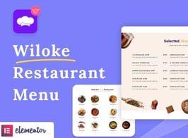 Wiloke Restaurant Menu for Elementor