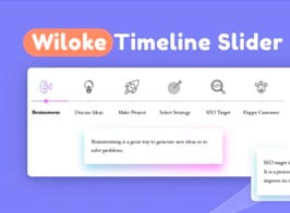 Wiloke Timeline Slider for Elementor