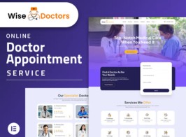 Wise Doctors – Healthcare Medical Elementor Template Kit