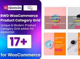 BWD WooCommerce Product Category Grid Addon For Elementor